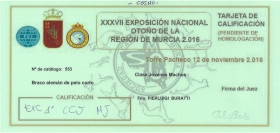 Exposición Nacional de Murcia. EXC 1ª - CCJ - 1º GRUPO VII - BEST IN SHOW