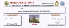 85 Esposición Internacional Canina Barcelona 2016 MB1 - MMC
